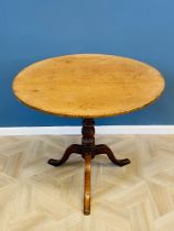 19th century mahogany tilt top table