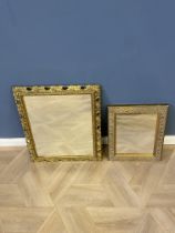 Two gilt mirrors