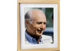 Juan Manuel Fangio-Signed Framed Photograph