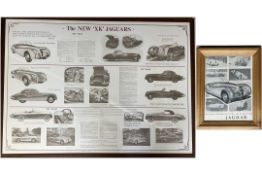 Jaguar XK120 Framed and Glazed Posters
