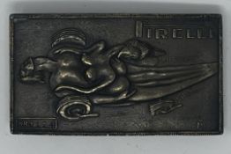 c.1970 Salvador Dali-Designed Pirelli Brass Belt Buckle