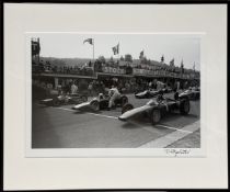 Graham Hill at the Belgium Grand Prix 1962 by Rainer Schegelmetch