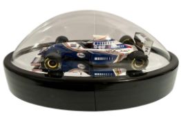 Nigel Mansell-Signed 1994 Williams Model in Display Globe