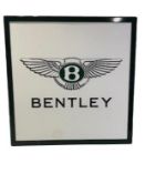 'Bentley' Illuminated Metal Framed Sign