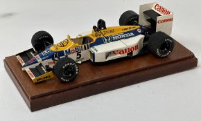 Hand-Made Model of Nigel Mansell's 1986 British GP-Winning Williams FW-14B