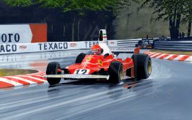 Niki Lauda's Ferrari 312T at Monaco in 1975 by Martin Tomlinson