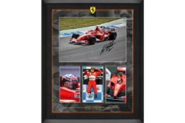 Michael Schumacher-Signed and Framed Photographic Display