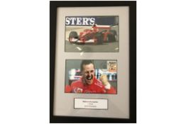Michael Schumacher Ferrari Autograph Presentation