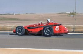 Jean Behra's Maserati 250F at the Moroccan Grand Prix 1957 by Martin Tomlinson