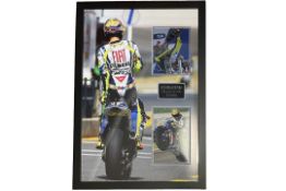 Valentino Rossi 'The Doctor' Large Signed and Framed Photographic Display