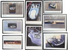 Assorted Porsche Framed Posters