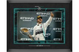 Sir Lewis Hamilton-Signed Framed Photograph