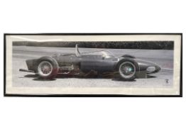 The Unmistakeable Silhoutte of the Ferrari 156 F1 Sharknose