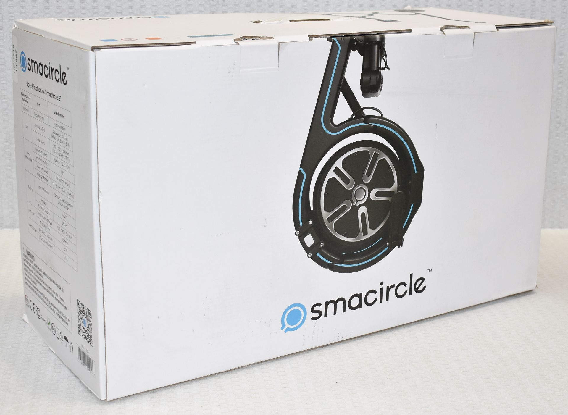 1 x SMACIRCLE S1 Super Compact Foldable Electric Bike - Original RRP £1,299 - Boxed with Accessories - Image 7 of 12