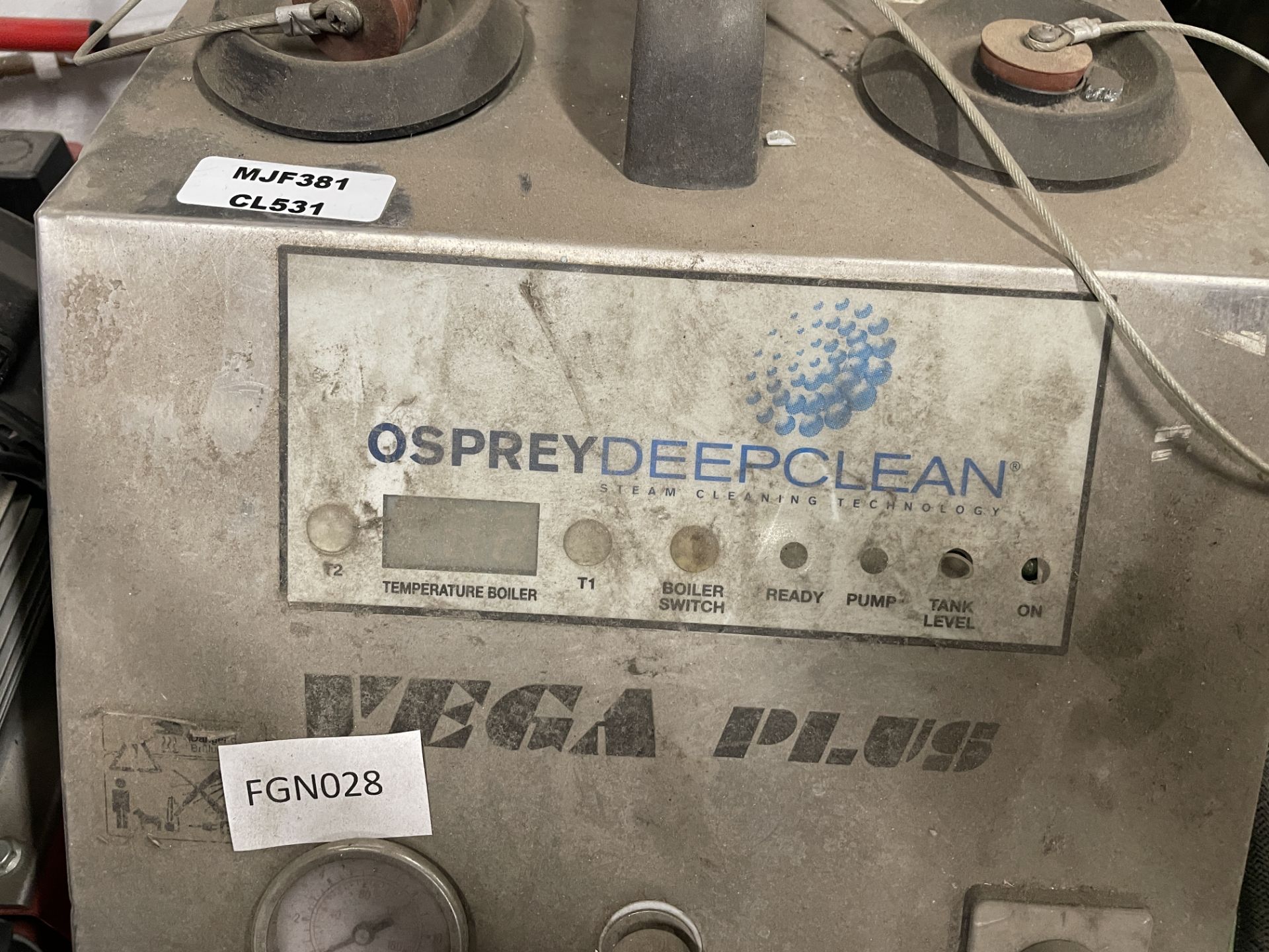 1 x Osprey Deep Clean Vega Plus Steam Cleaner - Removed From a Working Environment - CL011 - Ref: - Image 2 of 6