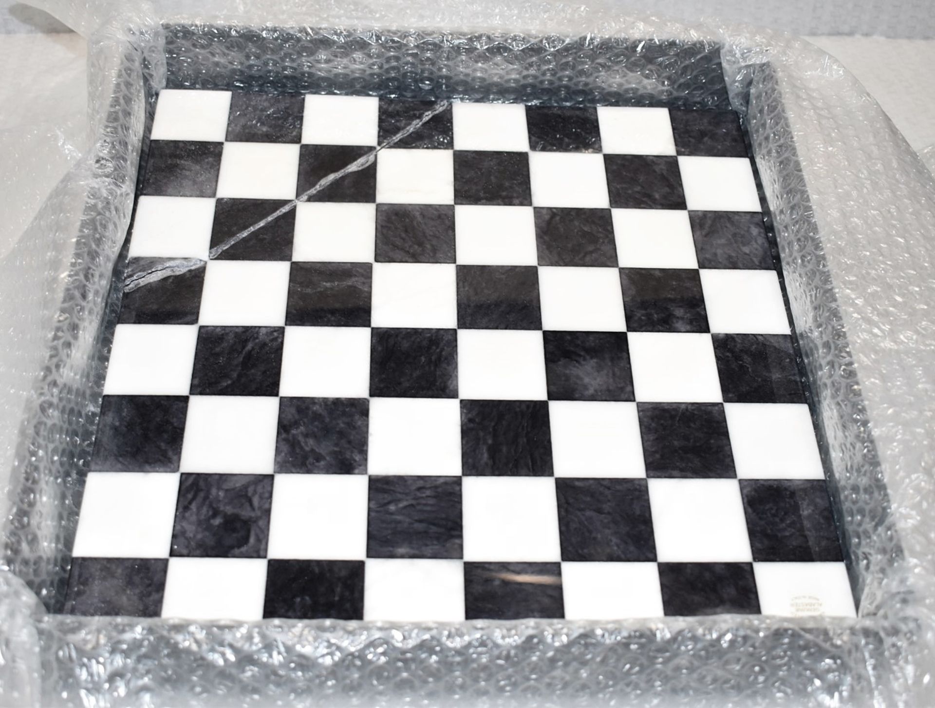 1 x PURLING Luxury Alabaster Stone Chess Set - Original Price £950.00 - Made In Italy *See Condition - Image 6 of 17