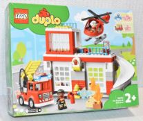 1 x LEGO DUPLO Fire Station & Helicopter (10970) - Original Price £90.00 - Unused Boxed Stock