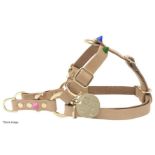 1 x NICE DIGS Spike Memphis Leather Dog Harness (Medium) - Original Price £67.95