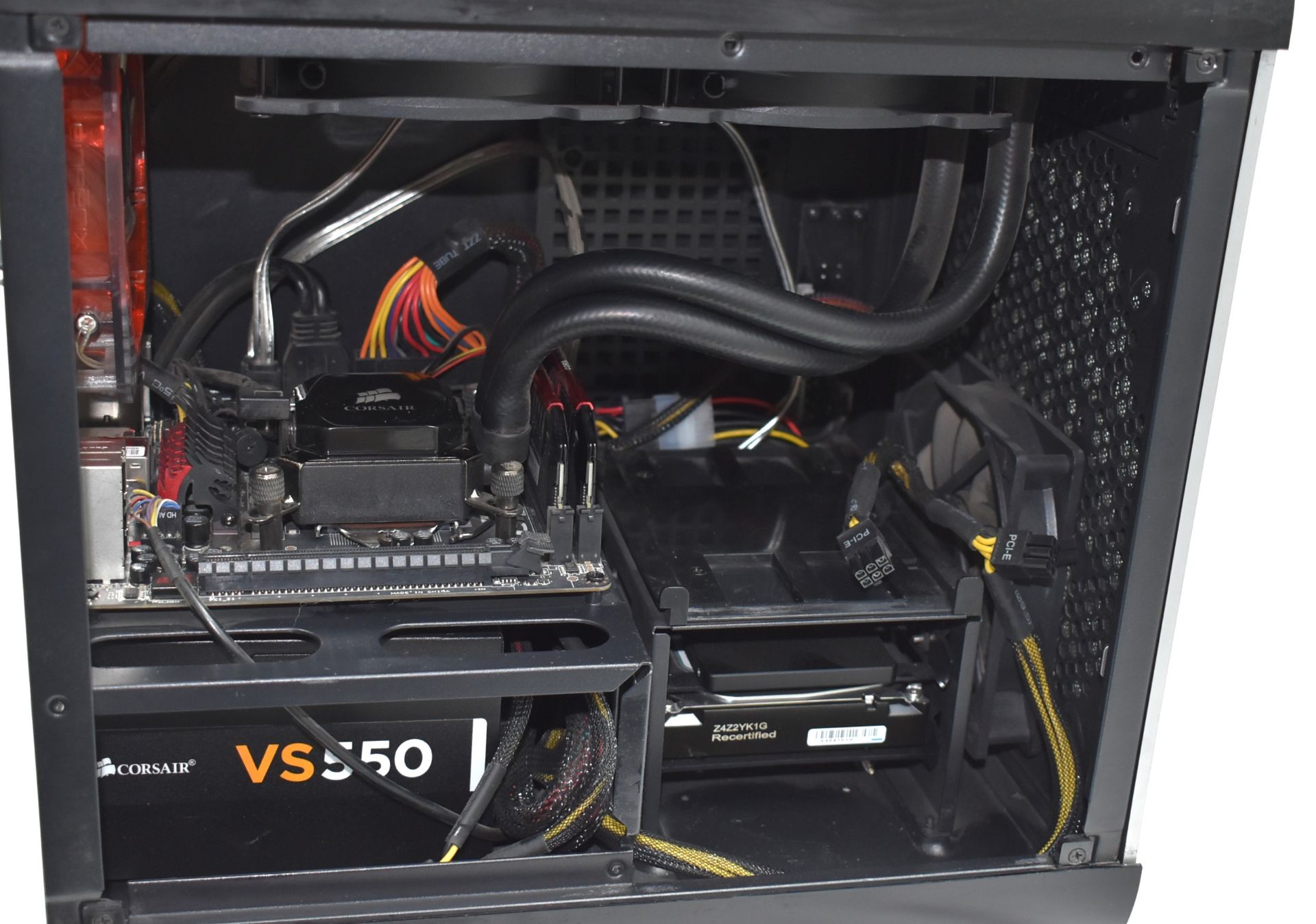 1 x Mini ITX Desktop PC Featuring an Intel i5-4570 Processor, 16GB Ram, 500GB SSD & 2TB Hard Drive - Image 4 of 5