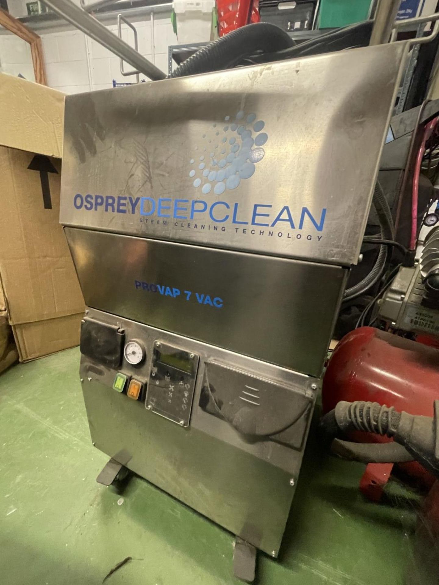 1 x Osprey Deep Clean Provap 7 VAC Steam Cleaner - Removed From a Working Environment - CL011 - Ref: - Image 8 of 9