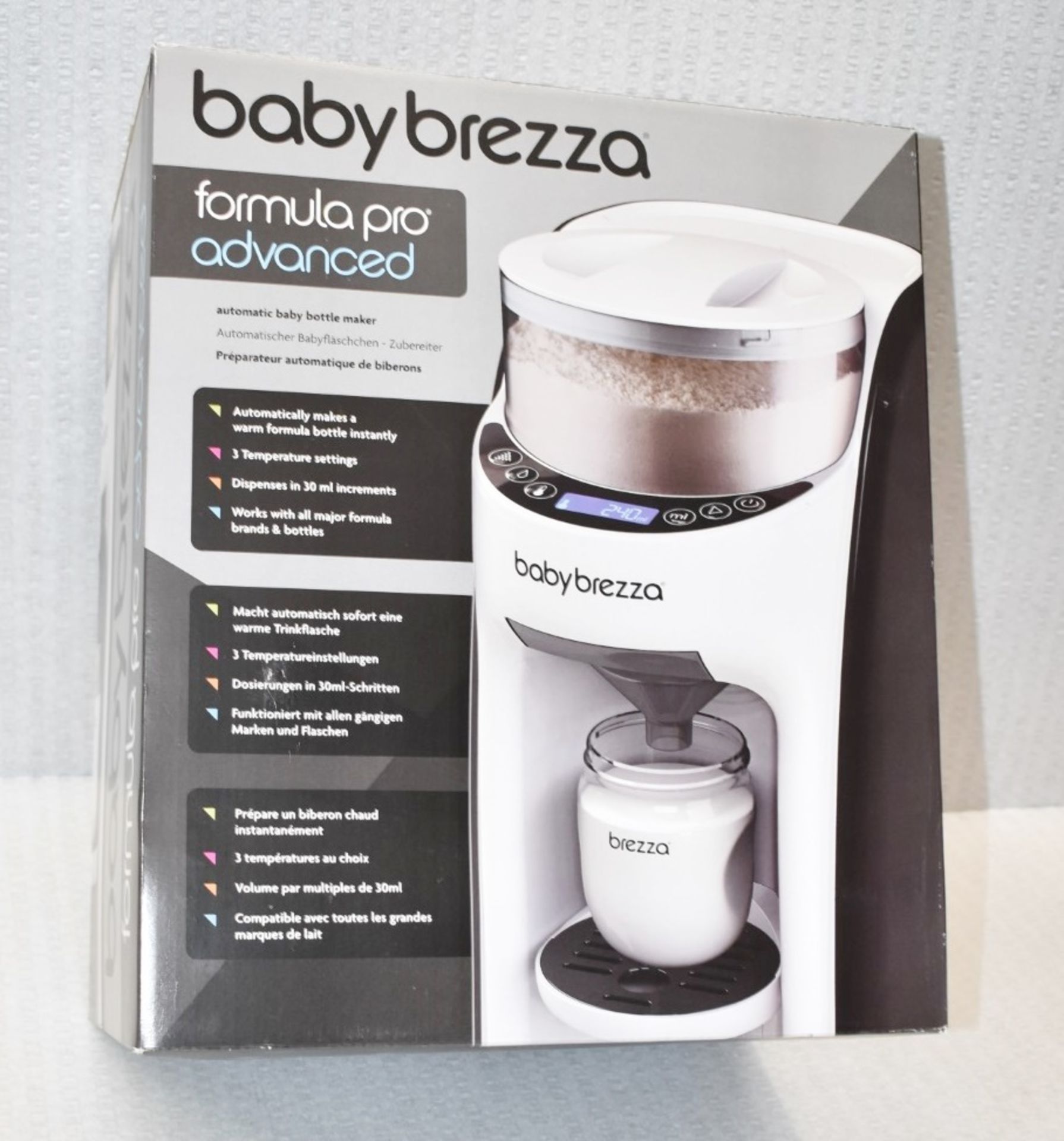 1 x BABY BREZZA Formula Pro Advanced Formula Dispenser Machine - Original Price £235.00 - Boxed