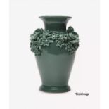 1 x HOUSE OF HACKNEY Florafantasia Vase Verdigris/Emerald - New/Boxed - RRP £395 - Ref: 7408817/