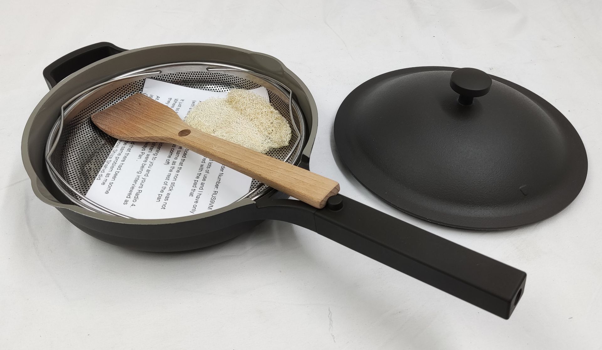 1 x OUR PLACE Our Place Cast Iron Always Pan In Charcoal - RRP £135 - Ref: 7260391/HOC165/HC6 - - Image 2 of 17