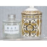 1 x Halcyon Days Kensington Palace Gates Bone China Diffuser with Fragrance and Reeds - RRP £120.00