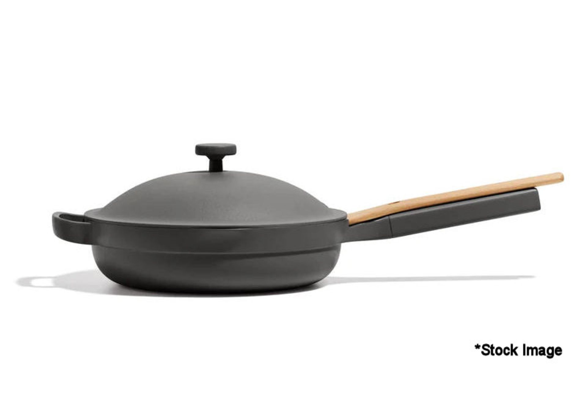 1 x OUR PLACE Our Place Cast Iron Always Pan In Charcoal - RRP £135 - Ref: 7260391/HOC165/HC6 -
