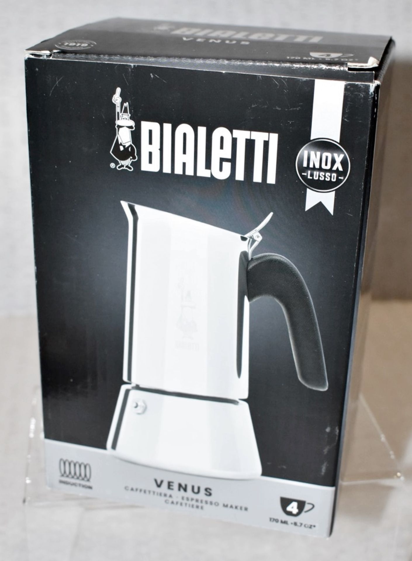 1 x BIALETTI 'Venus' Italian Induction 4-Cup Stainless Steel Cafetière - Original Price £45.95 - Image 2 of 8