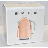 1 x SMEG 50’s Retro Style 1.7L Kettle with a Rose Gold Finish - Original Price £189.00