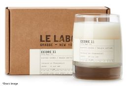 1 x LE LABO 'Cedre 11 Classic' Luxury Scented Candle (245g) - Original Price £65.00