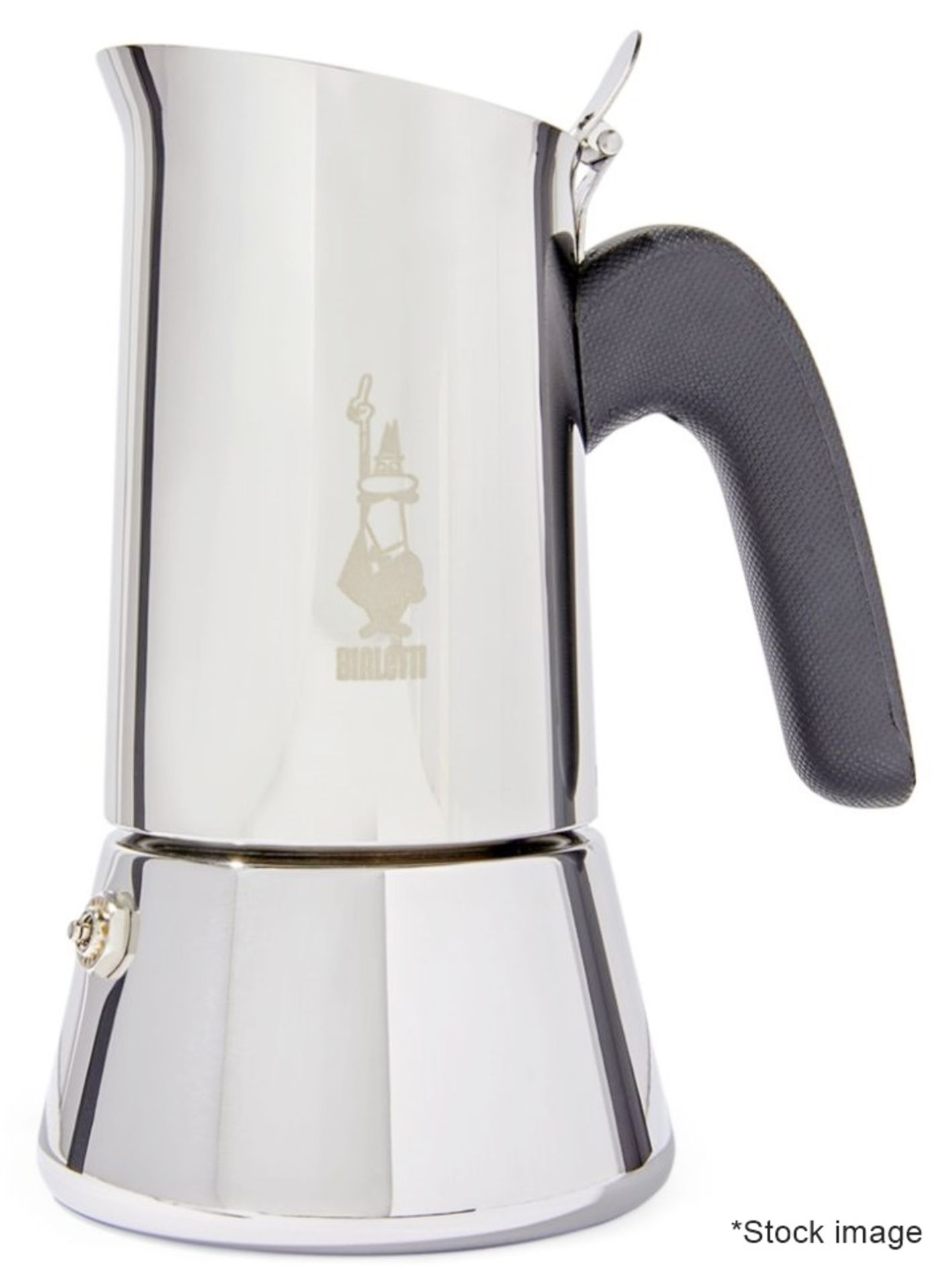 1 x BIALETTI 'Venus' Italian Induction 4-Cup Stainless Steel Cafetière - Original Price £45.95