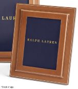 1 x RALPH LAUREN HOME 'Brennan' Luxury Leather Frame (5" x 7") - Original Price £245.00