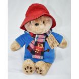 1 x Paddington Bear With Scarf Plush Toy - New / Unused Stock Without Tags