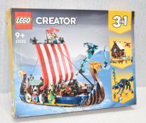 1 x LEGO Creator Viking Ship Midgard Serpent Set (31132) - Original Price £103.99 - Boxed Stock