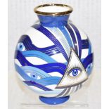 1 x JONATHAN ADLER Druggist Eye Artisan Decorative Vase - Original Price £325.00