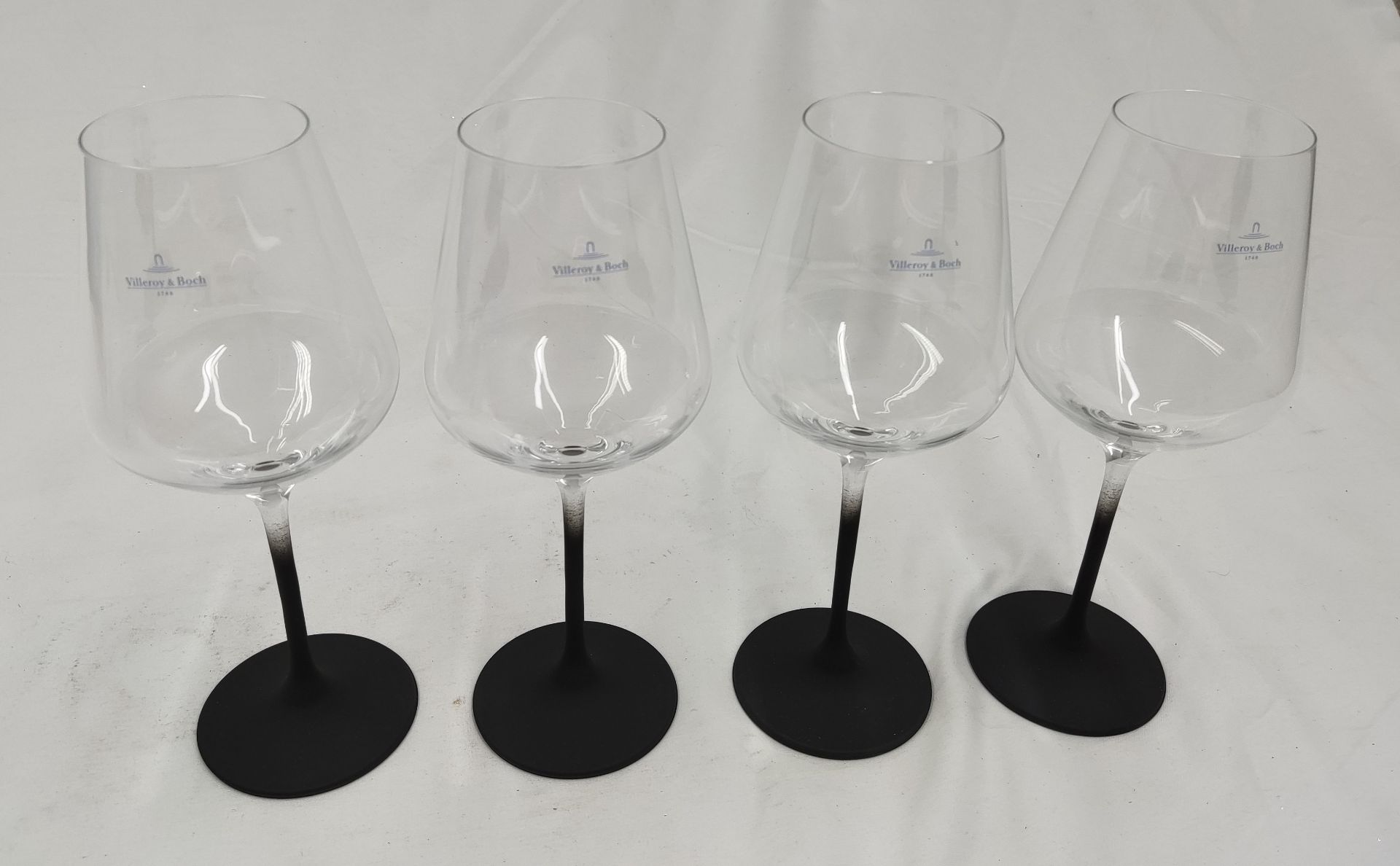 1 x VILLEROY & BOCH Manufacture Rock Red Wine Goblet Set, 4 Piece - New And Boxed - RRP £66 - Ref: - Image 2 of 12