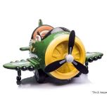 1 x RICCO Kids Electric Ride-on Toy Airplane With 360° Rotation and Joystick - RRP £199.00