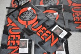 6 x Queen News of the World Unisex Bandanas - Screen Printed 100% Cotton - Officially Licensed