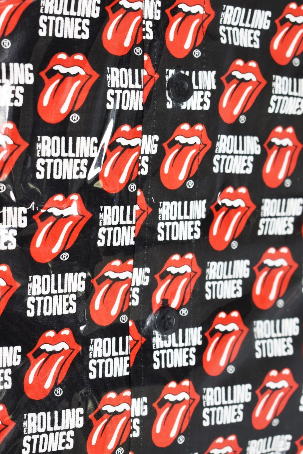 1 x Rolling Stones Talk and Text Casual Button Shirt - Size: Large - Officially Licensed Merchandise - Image 5 of 12