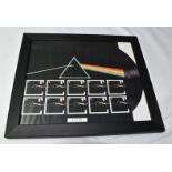 1 x Pink Floyd Royal Mail Fan Sheet Including 10 Limited 1st Class Stamps - Mounted and Framed -