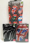 3 x THE ROLLING STONES Various Designs Short Sleeve Ladies T-Shirts - Size: