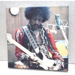1 x Jimmy Hendrix Canvas Print Wall Picture - Size 40 x 40 cms - Officially Licensed Merchandise