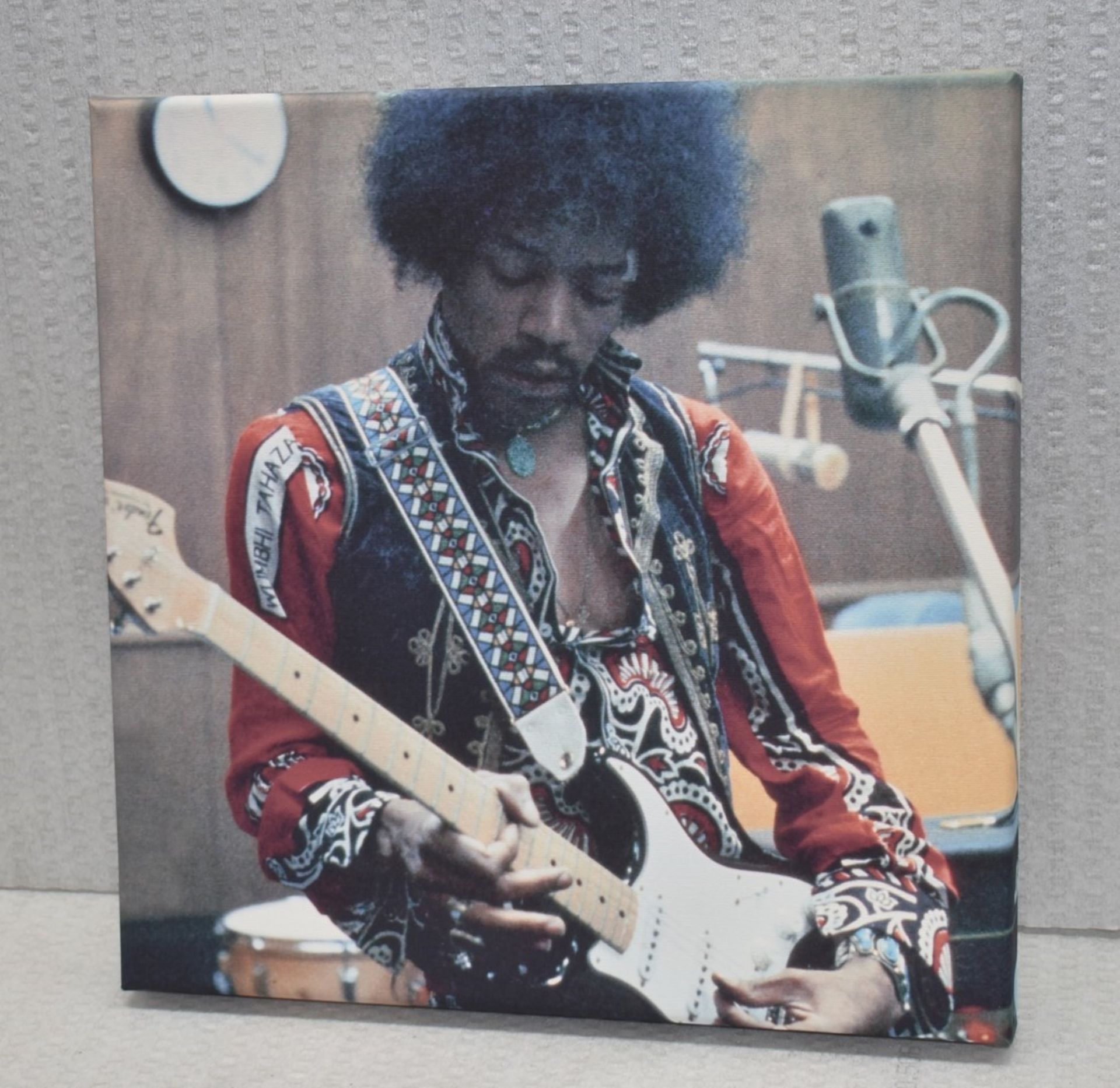 1 x Jimmy Hendrix Canvas Print Wall Picture - Size 40 x 40 cms - Officially Licensed Merchandise - Image 5 of 7