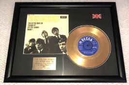 1 x Framed ROLLING STONES Silver 7 Inch Vinyl Record - YOU BETTER MOVE ON