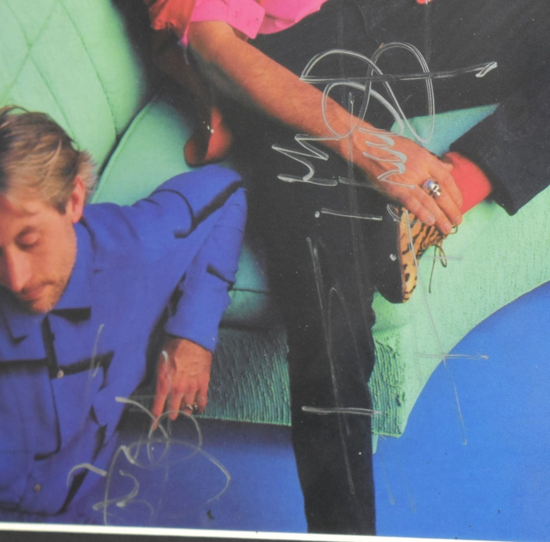 1 x Authentic ROLLING STONES Dirty Work Album Cover Signed By Jagger, Richards, Wood & Watts - Image 4 of 8