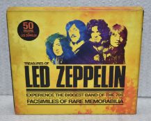 1 x Treasures of Led Zeppelin Box Set - Includes Illustrated Book and Facsimiles of Rare Memorabilia