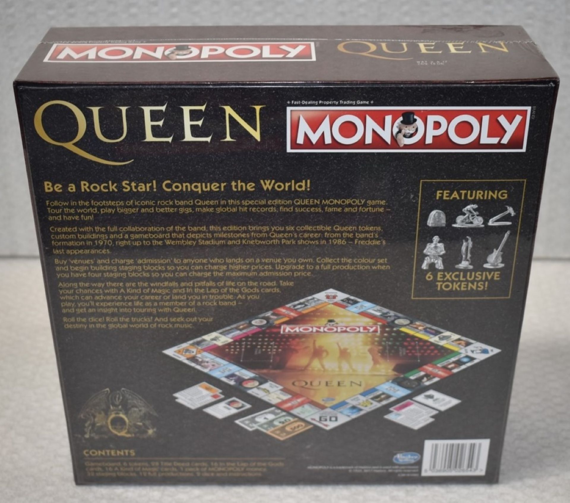 1 x Monopoly Board Game - QUEEN COLLECTORS EDITION - Officially Licensed Merchandise - New & Sealed - Image 6 of 10
