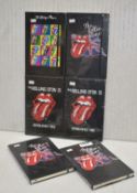 6 x Rolling Stones Premium A5 Notebooks - Various Designs - Officially Licensed Merchandise -